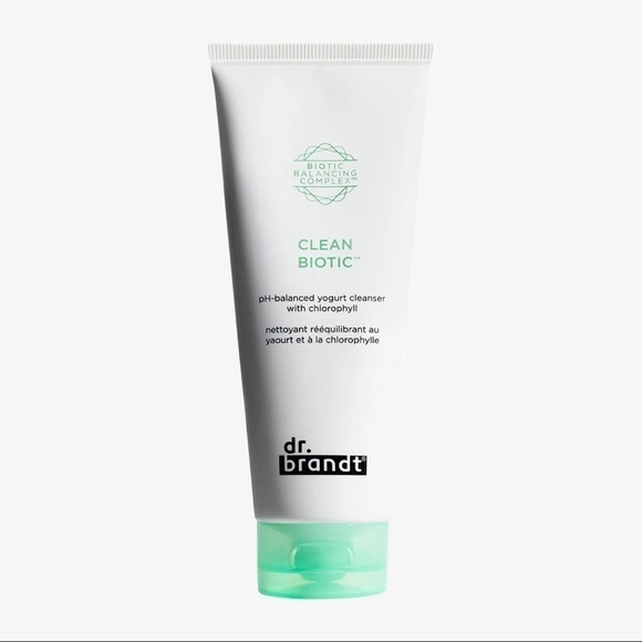dr. Brandt Clean Biotic PH Balanced Yogurt Cleanser with Chlorophyll NEW FULL Sz - Picture 2 of 4